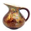 Crown Devon Lustreware Jug Floral Enamel Decoration C1930