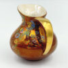 Crown Devon Lustreware Jug Floral Enamel Decoration C1930