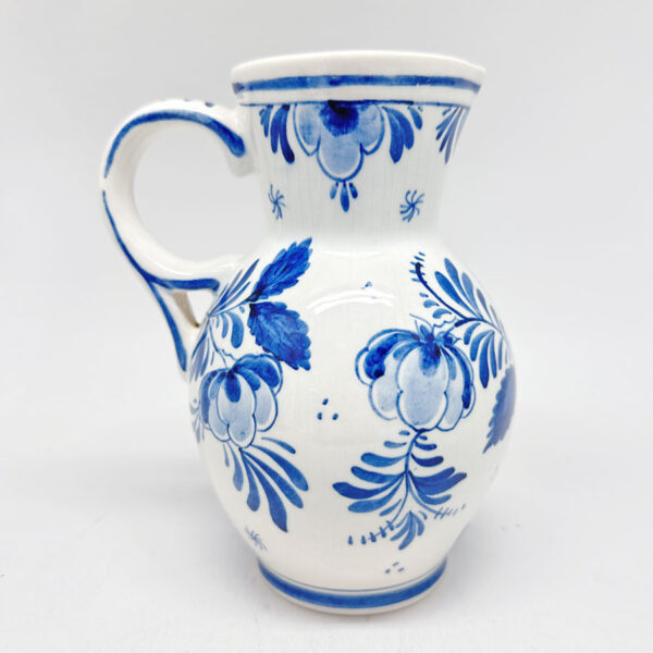 Delfts Blauw And White Floral Jug
