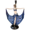 Goldscheider-Art-Deco-Earthenware-Figural-Lamp-of-a-Dancer-Lorenzl-C1930 Goldscheider Art Deco Earthenware Figural Lamp of a Dancer Lorenzl C1930