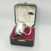Hallmarked Silver Christening Mug Boxed Sheffield 1966
