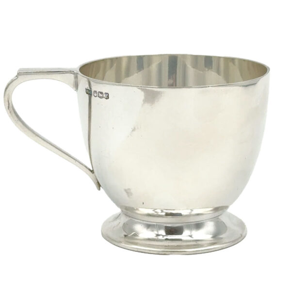 Hallmarked Silver Christening Mug Sheffield 1942