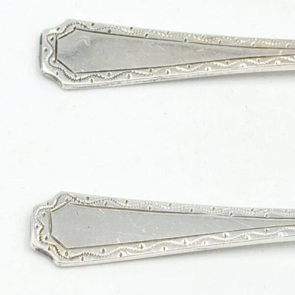 Hallmarked Silver Coffee Spoons Sheffield 1934