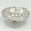 Hallmarked Silver  Pierced Heart Shaped Bon Bon Birmingham 1912