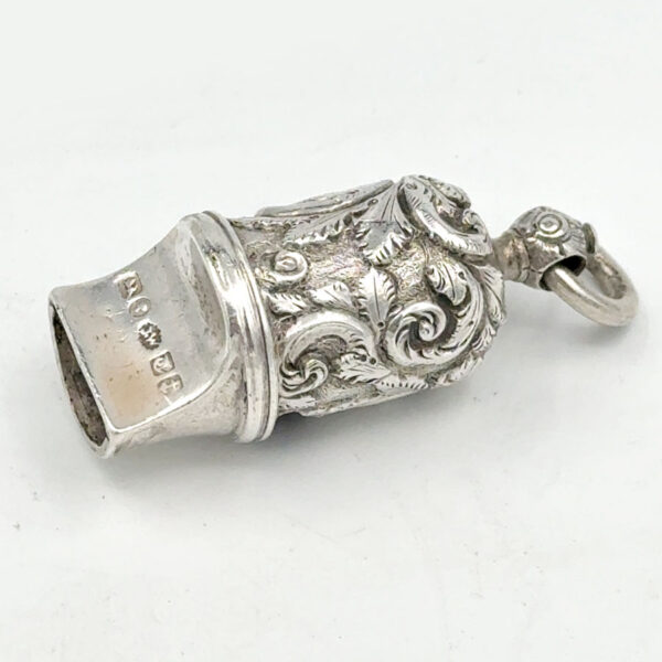 Hallmarked Silver Whistle Birmingham 1842 Joseph Wilmore