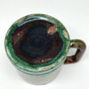 Linnware Beer Tankard Mottled Green Glaze