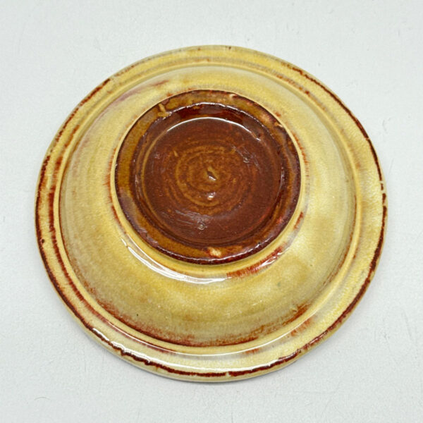 Linnware Pottery Straw Glaze Ash Tray