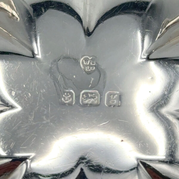Pair Art Nouveau Hallmarked Silver Bon Bon Dishes Birmingham 1906