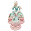 Rare Art Deco Carlton Ware Cruet Set Crinoline Lady C1930