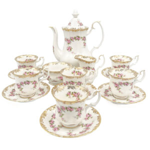 Royal Albert Dimity Rose Coffee Service
