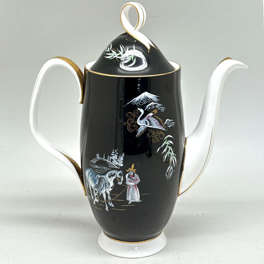 Royal Albert Oriental Black Coffee Pot - Clyde on 4th