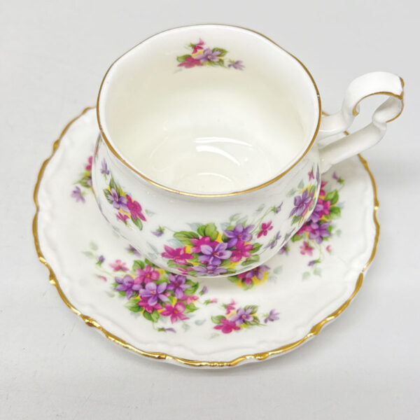Royal Albert Violetta Coffee Duo  Victoria Shape