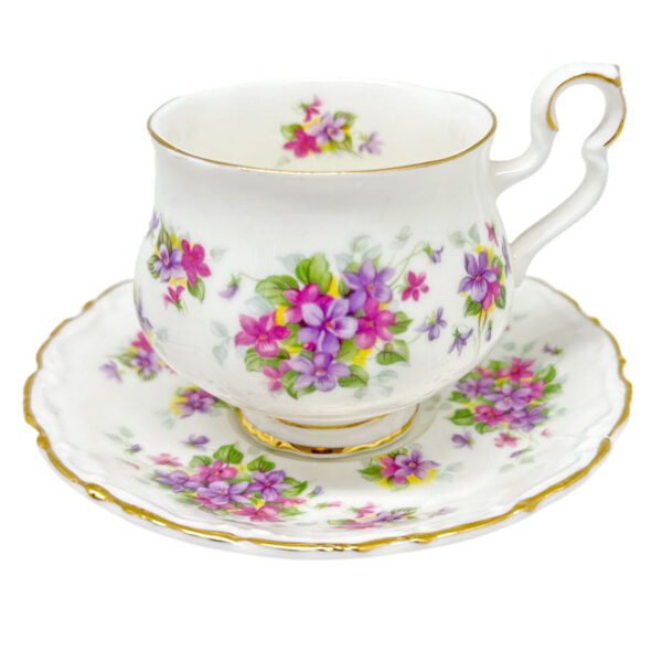 Royal Albert Violetta Coffee Duo  Victoria Shape