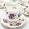 Royal Albert Violetta Coffee Duo  Victoria Shape