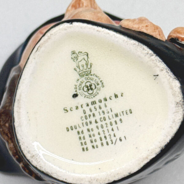 Royal Doulton Character Jug  Scaramouche  Mini D6564
