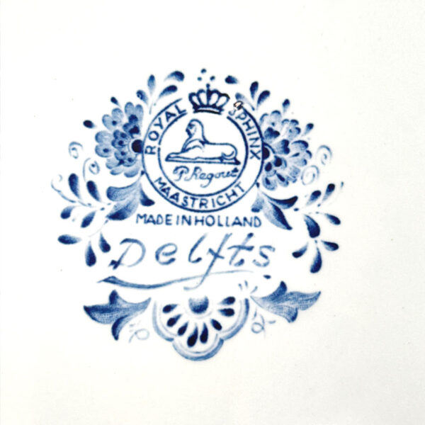 Royal-Sphinx-Delfts-Blauw-And-White-Feeding-Ducks-Wall-Plate-3 Royal Sphinx Delfts Blauw And White Feeding Ducks Wall Plate