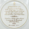 Royal Worcester Hand Painted The Independence Wall Plate 1976
