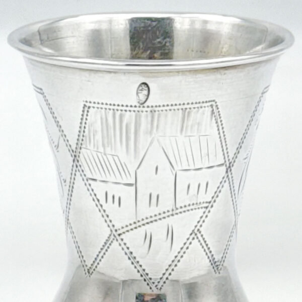 Russian Silver Kiddush Cup Alexander Virjohovsky Kiev