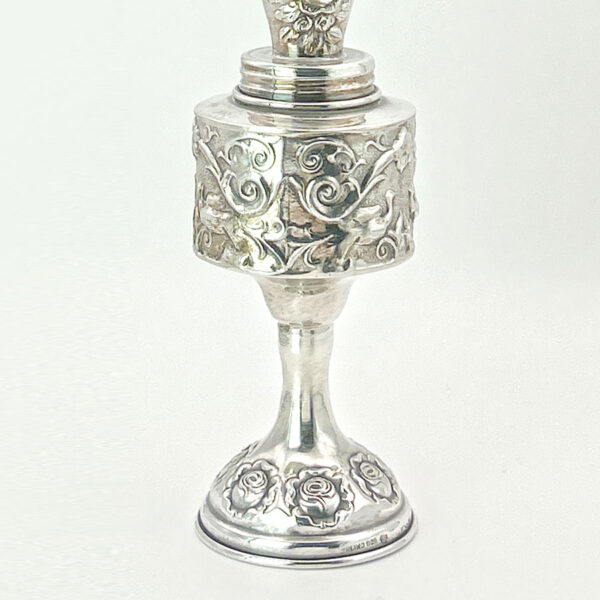 Sterling-Silver-Judaica-Spice-Tower-925-2 Sterling Silver Judaica Spice Tower 925