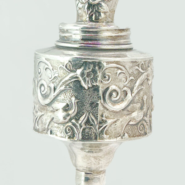 Sterling-Silver-Judaica-Spice-Tower-925-3 Sterling Silver Judaica Spice Tower 925