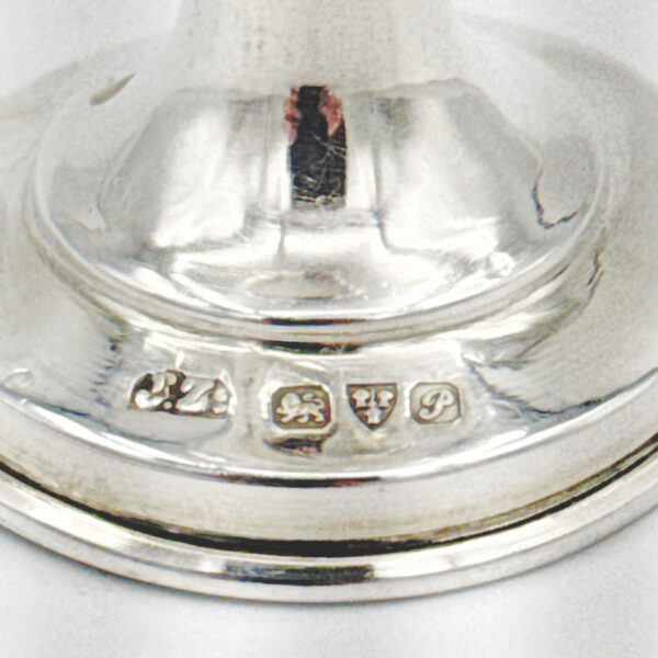 Sterling-Silver-Pedestal-Kiddush-Cup-Chester-1915-3 Sterling Silver Pedestal Kiddush Cup Chester 1915