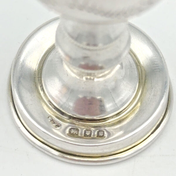 Sterling-Silver-Pedestal-Kiddush-Cup-London-1922-2 Sterling Silver Pedestal Kiddush Cup London 1922