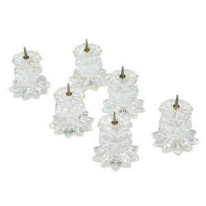 Swarovski Miniature Boxed Set Of Six Candlestick