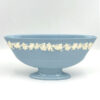 Wedgwood Queensware Cream On Lavender Blue Mantle Vase