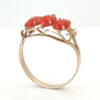 14ct Rose Gold Carnelian Ring