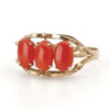 14ct Rose Gold Carnelian Ring