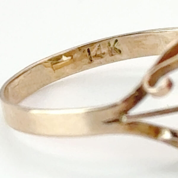 14ct Rose Gold Carnelian Ring