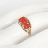 14ct Rose Gold Carnelian Ring