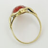 14ct Yellow Gold Carnelian Ring