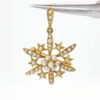 15ct Victorian Celestial Pearl Pendant