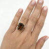 9ct Gold Cocktail Topaz Dress Ring
