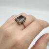 9ct Gold Cocktail Topaz Dress Ring