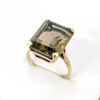 9ct Gold Cocktail Topaz Dress Ring