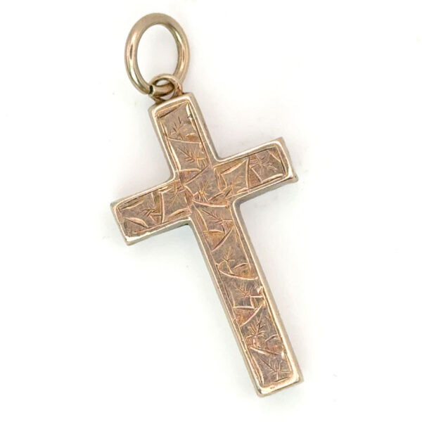 9ct Gold  Crucifix Cross Pendant