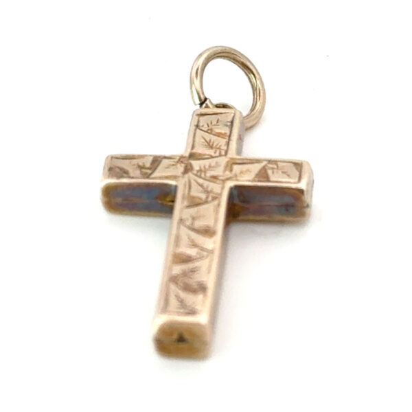 9ct Gold  Crucifix Cross Pendant