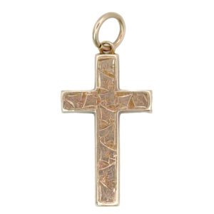 9ct Gold  Crucifix Cross Pendant