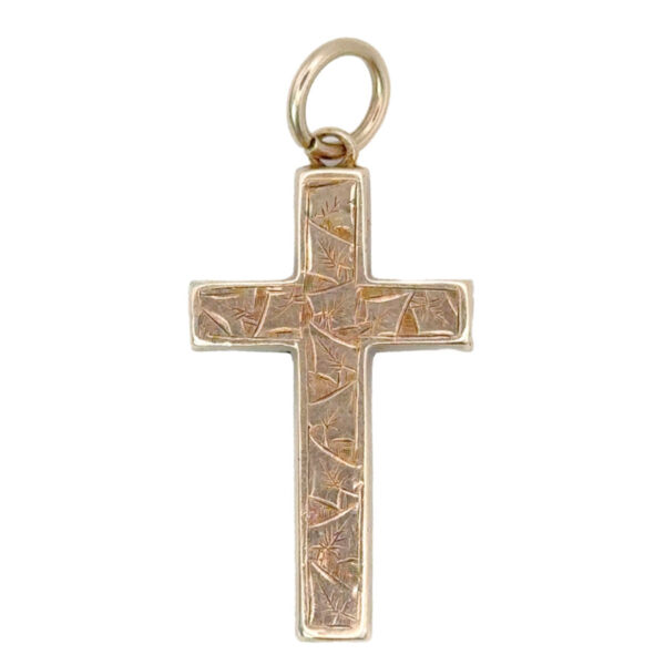 9ct Gold  Crucifix Cross Pendant