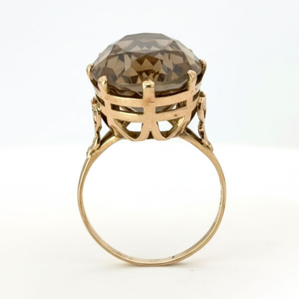 9ct Gold Topaz Cocktail Dress Ring