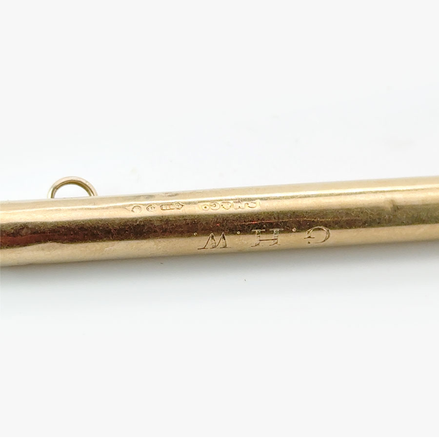 その他 Antique 9kt Gold Case Propelling Pencil 9ct Gold Victorian Sampson Mordan Propelling Pencil - Clyde on 4th