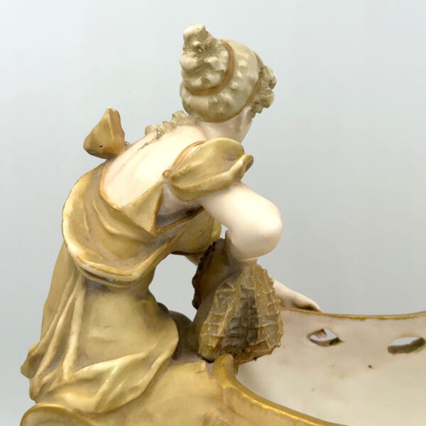 _Art-Nouveau-Ernst-Wahliss-Centre-Piece-Maiden-and-Cherub-C1897-6 Art Nouveau Ernst Wahliss Centre Piece Maiden and Cherub C1897