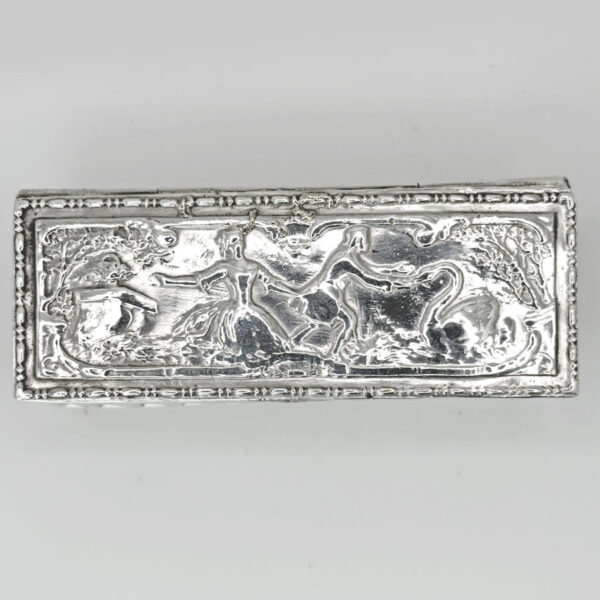 Chester Silver Neo Classical Hinged Box Chester 1900