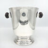 Christofle Silver Plate and Ebony France Wine Champagne Cooler