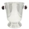 Christofle Silver Plate and Ebony France Wine Champagne Cooler