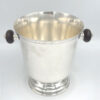 Christofle Silver Plate and Ebony France Wine Champagne Cooler