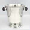 Christofle Silver Plate and Ebony France Wine Champagne Cooler