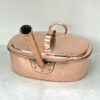 Copper Oblong With Large Hollow Handle Fish Poacher 20th